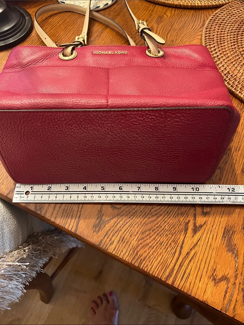Michael Kors Zippered Top Tote Shoulder Bag EEEUC